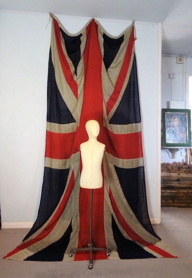 Large Vintage Union Jack Flag (5).JPG